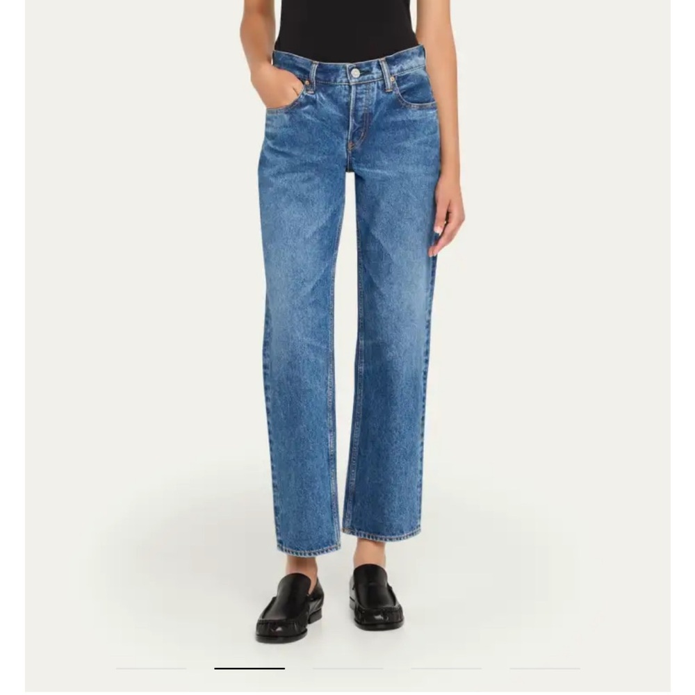 Moussy Vintage straight leg button fly